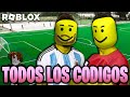 TODOS los CÓDIGOS de ⚽ TURN PRO PROVING MESSI AND RONALDO WRONG ⚽ activos / ROBLOX 2024 / TilloASR