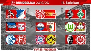 FIFA 20: Spieltag 11 - Saison 19/20 l Bundesliga - Prognose l Deutsch [FULL HD]