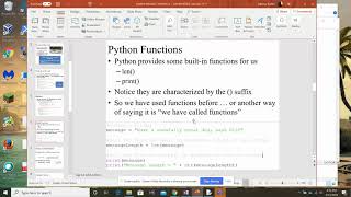 Python Learning Module 7 Functions Part 1
