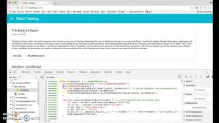 Step Debugging React code in Chrome