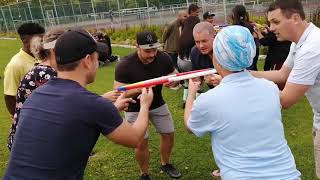 Imperial Managed Solutions Cape Town Hula Hoop Down Team Building Activity in Somerset West