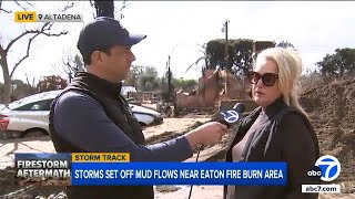 Altadena woman who lost home in Eaton Fire describes double heartbreak after fire, mudslides