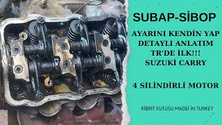 Subap-Sibop Ayarı Suzuki Carry Detaylı Anlatım %25 Performans Artışı