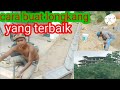 cara pasang longkang yang terbaik