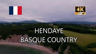 Hendaye, Basque Country, France - 4K DJI Air2S Drone Footage