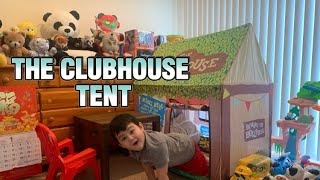 The Clubhouse || Kids Playhouse Unboxing \u0026 Assemble || janmarkvlog