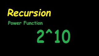 Recursive Power Function C Program