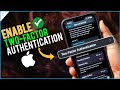 How to Enable Two Factor Authentication for Apple ID on iPhone || Apple Devices Security Settings
