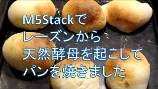 M5Stackでレーズンから天然酵母をおこす　Making Raisin Yeast with M5Stack