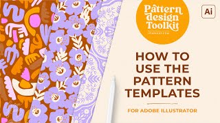 How to use the Pattern Design Templates in Adobe Illustrator to create the perfect repeat