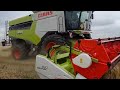 Запуск потужного комбайна lexion 8700 разом зі жниваркою maxflex 930💪