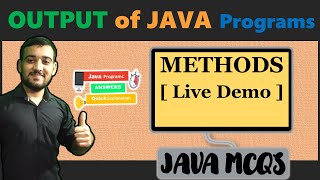 Java MCQ Questions | Java Output Questions MCQ