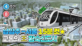 GTX타면 서울역이 15분, 남양주 왕숙신도시