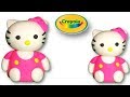 How to make a Hello Kitty from Crayola Model Magic