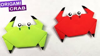 How to make a Paper Crab | Origami Animals | Paper Crafts | Paper ART 013
