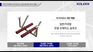 코리스이엔티 비구조요소 내진 솔루션 제품소개