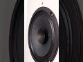 open baffle speaker demo