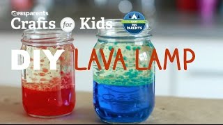 DIY Lava Lamp | Crafts for Kids | PBS KIDS for Parents