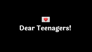 A Message For Every Teenager! ❤️ |  Best advice for teenagers | Inspirational poetry |  @KKSB
