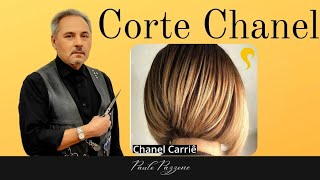 153- Corte Chanel, nuca batida. Corte chanel mais fácil. Corte chanel super rápido do mundo.