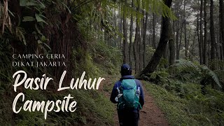 Camping Ceria Hutan Pinus Dekat Jakarta | Review Tenda Tambora 2 UL | Pasir Luhur Campsite