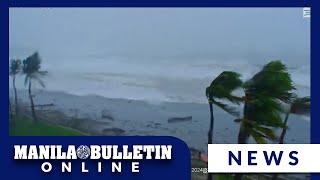 Typhoon Kong-rey slams into southeastern Taiwan