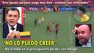 DEVASTADOS! PERIODISTAS COLOMBIANOS EXPLOTAN tras DERROTA ante MELGAR VS TOLIMA 1-0 HOY