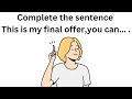 english idioms 27 take it or leave it with ms. hanaa said