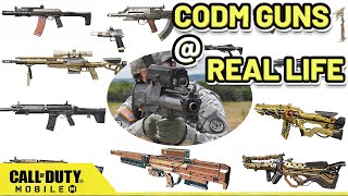 CODM Guns in Real Life | Call of Duty Mobile Weapons vs Real Weapons