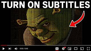 I Animated This Entire Video using ONLY Subtitles