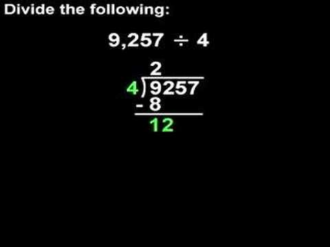 Long Division Mathhelp Math Help Youtube