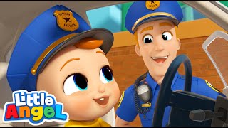 Do You Know the Police Man? |  Little Angel Job and Career Songs | Nursery Rhymes for Kids