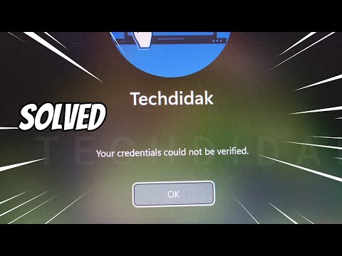 Your Credentials Could Not be Verified, Something Went Wrong and your PIN isn’t Available [FIXED]
