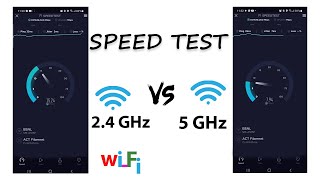 internet speed test  2.4ghz  vs 5ghz