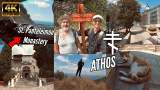 Mount Athos | From KARAKALLOU to ST. PANTELEIMON'S Monastery | 4K Video