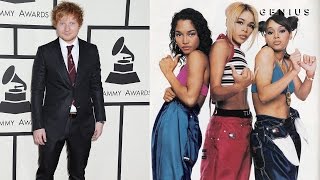 Ed Sheeran Admits That "Shape Of You" Uses TLC's "No Scrubs" Melody