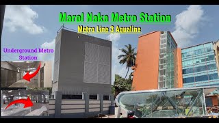 Opening Soon  | Inside Mumbai's First Underground Metro Line | Aqualine | Marol Naka Station