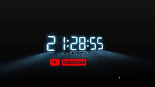 Neon Clock -source code (HTML, CSS, JavaScript)