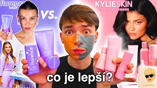 BRUTÁLNÍ POROVNÁNÍ Kylie Skin a Florence By Mills: Co Je lepší? (ZASE popálený obličej, 12 produktů)