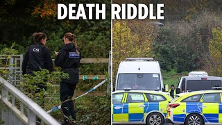 Human remains found by horrified dog walker in field near school as cops scour stream for clues