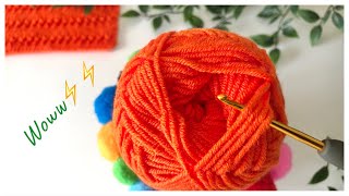 How to crochet in 12 minutes?💯 Crochet Pattern for Beginners.