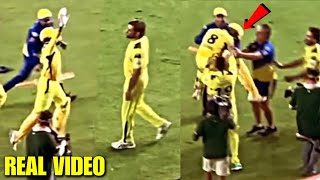 Watch MS Dhoni crying after lifting Ravindra Jadeja when CSK won the IPL 2023 Final in last over