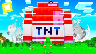 Using MODDED TNT That Is 9999x STRONGER To BREAK Minecraft!