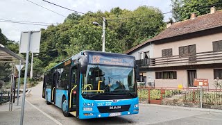 ZET ZAGREB | LINE 128: ČRNOMEREC - LUKŠIĆI | MAN NL 363 2020 |