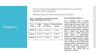 How to write Chapter 4 & 5 for your Research Project Report