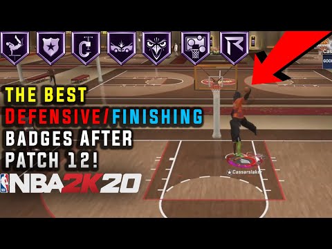 FULL INDEPTH GUIDE ON The Best Defensive/Finishing Badges On NBA 2K20! Best Badges after patch 12!