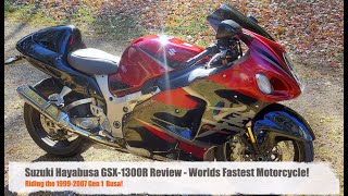 World's Fastest Motorcycle! Suzuki Gen 1 Hayabusa Review 1999-2007