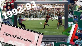 Channel 4 Football Italia Live 1992-93 Fiorentina v Foggia_Peter Brackley