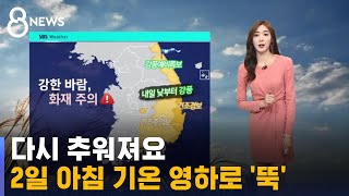 [날씨] 다시 추워져요…내일 아침 기온 영하로 '뚝' / SBS