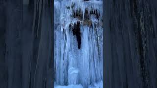 Playing on ice along the hiking trail at Hogpen Gap. #hiking #mountains #icicles #fun #cold #nature